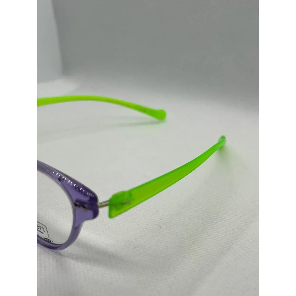 iGreen Kids Eyeglasses Frames Purple Green Lightweight Flexible‎ Size 43-15
